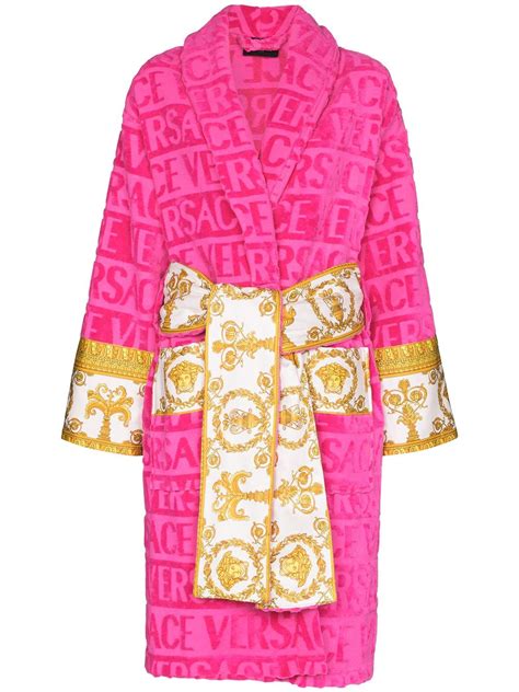 ssense versace robe|versace ladies bathrobes.